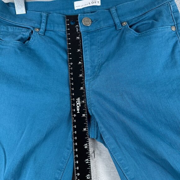 Ann Taylor Loft Modern Skinny Jeans Womens Size 26/2 Low Rise Denim Stretch Blue - Picture 7 of 11